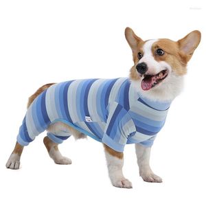 Macacão para roupa de cachorro Roupa de desmame para barriga de verão para gato Pijama de 4 pernas Pijama de enfermagem Roupa de primavera para casa