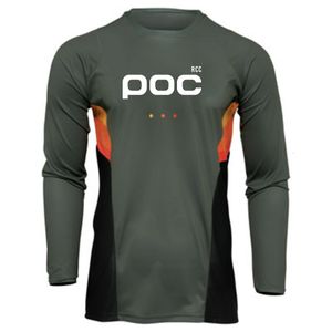 Bisiklet gömlekleri yokuş aşağı jersey rcc poc dağ bisikleti mtb offroad dh motosiklet motokros spor giyim bisiklet yarışları 230728