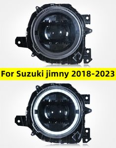 Автомобильные светодиодные фары в стиле G для Suzuki Jimny 2018-2023, светодиодные линзы, дневные ходовые огни, сигнальные лампы дальнего света