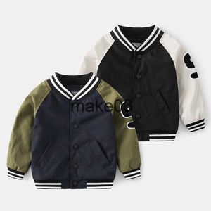 Jacken Jungen Jacke Frühling Herbst Baby Jacke 2023 Kinder Sport Kinder Baseball Jacke Kleinkind Kleidung J230728