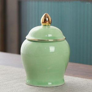 Storage Bottles Can Candy Utensil Kitchen Ceramic Tea Container Sugar Holder Organizer Home Jar Canister Bags