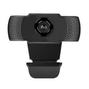 Webbkameror Portable Lightweight Webcam för bärbar dator PC -dator Web Camera Webcam Black