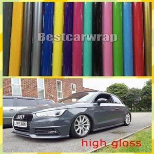 Various Colors Ultra Gloss Vinyl For Car Wrap Covering With air release with 3 Layers Low tack glue 3M quality Size 1 52x20m Roll269D