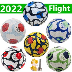 Премьер 2022 клубная лига Flight Ball Ball Soccer размер 5 Высокий футбольный корабль PU-шарики без атлетических Amptring Outdoor Accs272b