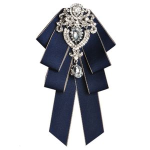 Bow Ties Men's Formal Wear Long Large Diamond Bow Tie Groom Groomsman Gästkläder Bröllop Tie Män Kvinnor Band 230727