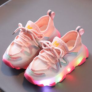 Sneakers luminose per bambini Scarpe per bambini Ragazzi Ragazze Bambini Sneakers luminose Scarpe da bambino con suola luminosa per bambini Taglia 21-30