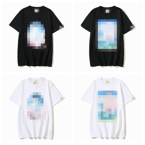 A Bathing Ape Shirt Summer White New Fashion Brand Couple Casual Cartoon Print Round Neck Short Sleeve Bathing Ape T-Shirts Black