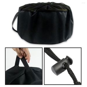 Caixas de armazenamento Saco de mangueira de grande capacidade Poliéster resistente ao desgaste Bolsa para equipamentos de jardim Suprimentos utilitários