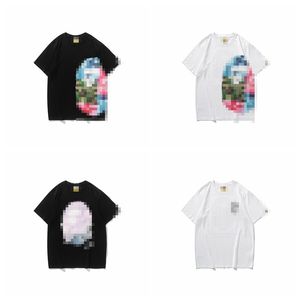 A Bathing Ape Shirt Summer New New Camouflage Color Matching Anime T-shirt Men Women Sleeve Short Sleeves Bathing Ape T-shirts