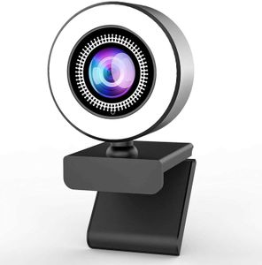 Webcams Webcam Full 2K Web Camera Auto Focus com microfone para PC Laptop 1080P Web para estudo on-line