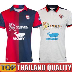 23 24 CAGLIARI camisetas de fútbol 2023 2024 San Efisio Especial RANIERI BENETTI LAPADULA PAVOLETTI LUVUMBO Simeone NANDEZ MANCOSU hombres niños kit footbll camiseta