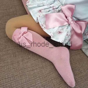 Kinder Neue Spanisch Baby Lange Röhre Herbst Winter Kinder Baumwolle Socke Für Mädchen Knie Hohe Socke Große Bögen Kinder Boden 2-8Years x0727