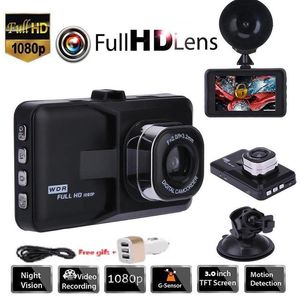 3 0 Araç 1080p Araç DVR Gösterge Tablosu Takılabilir 32GB DVR Kamera Video Kaydedici Bellek Kartı Çizgi Cam G-Sensör GPS226U