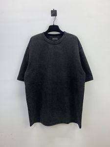 Lyxvarumärke Bale överdimensionerad NC tvättade t-shirts IA Loose Fit Tee Rhinestone Women Tags Tops Par Paris Loose Cotton T-shirt