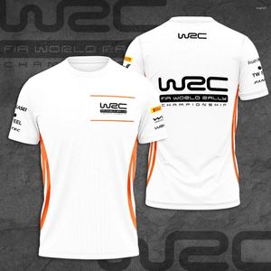 Männer T-Shirts WRC Männer Sommer T-shirt Kurzarm Mode Mann Übergroße Kleidung W2C 3D Druck Kinder T-shirt Tops