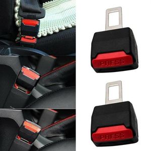 2st Tjocken Universal Car Safety Seat Belt Plug-In Mother Converter Dual-Oney Belt Buckle Extende Clip Seatbelt Auto Accessories275y