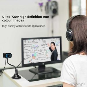 Webcams New Webcam 480P 720P 1080P Camera with External Microphone for Computer PC Laptop Desktop Digital Video Camera Web R230728