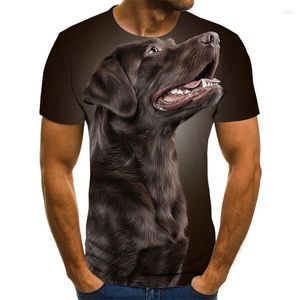Men's T Shirts Dog Pattern T-shirt Summer Casual 3DT-Shirts Interesting Tops O-neck Plus Size Streetwear