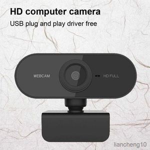 Webbkameror Ultimate Webcam 1080p Experience Crystal Clear Full Video Calls with Microphone Plug Web Compatibility R230728