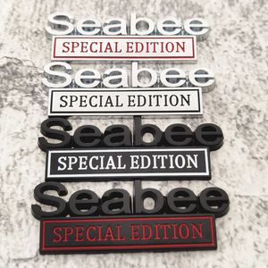 Parti Dekorasyonu 1pc Seabee Özel Sürüm Otomatik Kamyon 3D Rozet Emblem Çıkartma Otomatik Aksesuarları 8x3cm