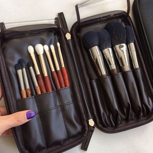 Portable Women Cosmetic Bag Waterproof Leather Zipper Makeup Brushes Case Travel PU Makeup Brush Holder Storage Bags Makeup Case