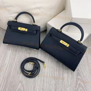 Svart tote axelväska toppkanal handtag väskor designer väska krokodil läder totes guld spänne shopping plånbok purses lyxkvinna handväska