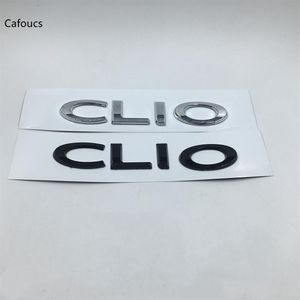 For Renault CLIO 2 3 4 Car Rear Trunk Emblem Letters Sticker Auto Tail Nameplate Decals294j