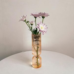 Vasos Vaso de flores para decoração de mesa sala de estar decoração decorativa mesa terrário recipientes de vidro planta de mesa