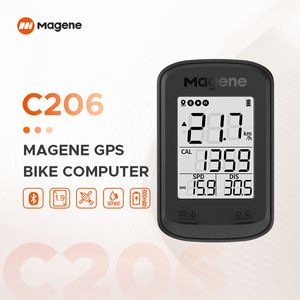 أجهزة كمبيوتر الدراجة MAGENE GPS BICYCLE COMPUTER WIRELECTER SPEEDREAL ROAD MTB BIKE Bluetooth Cycling Counter 230729