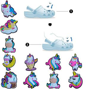 Shoe Parts Accessories Pattern Charm For Clog Jibbitz Bubble Slides Sandals Pvc Decorations Christmas Birthday Gift Party Favors New H Otevf