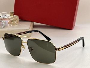 Realfine888 5A Eyewear Catier CT0352S Pilot Frame Óculos de sol de designer de luxo para homem mulher com óculos caixa de pano CT0353S