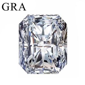 Luźne diamenty promieniowanie wycięte luźne pojedyncze kamienie 0,2ct do 13ct d kolor vvs1 Lab luźne klejnoty Pass Tester diamentów z certyfikatem GRA 230728