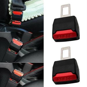 2pcs Thicken universal car safety seat belt plug-in mother converter dual-use belt buckle extende Clip Seatbelt Auto Accessories238u