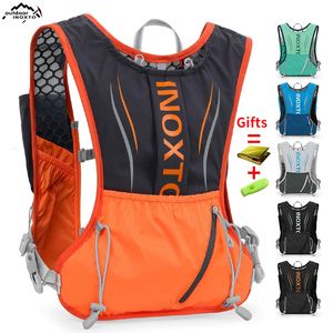 Outdoor Bags INOXTO Men's Women's Outdoor Sports Backpack Marathon Moisturizing Vest suitable for sharing cycling hiking and water sports 230727