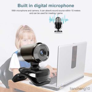 Webcams Webcam 1080P Web Camera With Microphone Privacy Cover For R230728