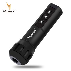 Tatuaż maszyna bezprzewodowa LED Digital wyświetlacz Mumia 2200 mAh Bateria Bateria mocny silnik obrotowy do podszewki i shader 230728