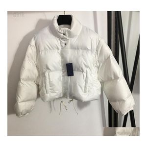 Feminino Down Parkas Masculino Jaqueta Stylist Parka Moda Inverno Masculino Feminino Feather Overcoat Jaquetas Casaco Manga Destacável Gota Delive Ota3D