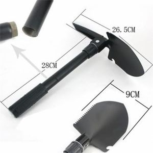 Multi-Purpose Folding Survival Shovel with Carrying Pouch Military survival gear Entrenching Tool with Pick Saw Compass for Campi241A