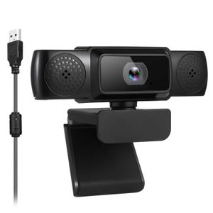 Webcams Vollständige 1080P-Webcam-Computerkamera mit Mikrofon, treiberfreie Video-Webcam für Online-Live-Übertragung