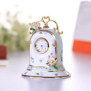 Table Clocks Silent Mini European Living Room Simple Clock Creative Ornaments Decoration