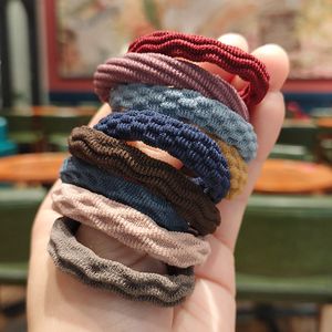 100st/mycket koreansk version handduk hår rep söta flickor elastiska hårband scrunchies hästsvans hållare gummiband slipsar söta barn hårtillbehör 2306