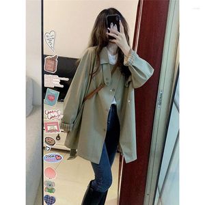 Women's Trench Coats Sandro Rivers Super Nice Jacket With Upscale Feel For Women 2023 Early Spring Clothes Age-Defying Style Of Short Coat