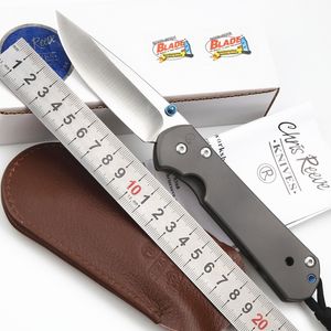 Chris Reeve Sebenza 21 cr折りたたみナイフD2チタン販売ハンドル屋外キャンプハンティングサバイバルポケットナイフユーティリティ21thEDCツール