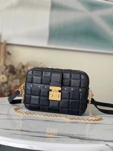 2023 Ny designer Bag timglasväska handväska crossbody påsar axelväskor svarta krokodil-embossed ko läder handväska 5a kvalitet totes m59411 väskor