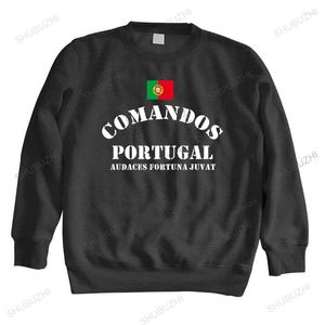 Hoodies Masculinos Fashion Sweatshirts Algodão COMANDOS PORTUGAL Chegam Para Homens Outono Moletom Presente Unissex Nagers Cool Tops