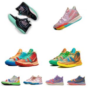 Unisex Kyrie Irving 7 basketball shoes Daughters Weatherman Mother re Mom Love Red Green Purple mens womens sneakers tennis