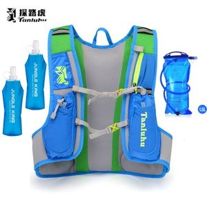 Sacos ao ar livre TANLUHU 15L ciclismo corrida mochila homens mulheres ultra leve respirável ciclismo cross country maratona bolsa de água mochila 450g 230727