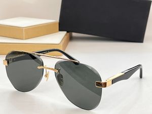 Solglasögon för män Kvinnor Summer Z019 Style Anti-ultraviolet Retro Plate Oval Frameless Glasses Random Box