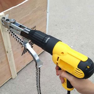 adapter screw spike electric drill woodworking tool Electric Automatic Chain Belt Nail Gun Screwd316D