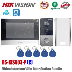 Smart Lock DSKIS603P C Video Intercom Kit DSKV6113WPE1 DSKH6320WTE1 Standard POE Doorbell Door Station WIFI Monitor 230727